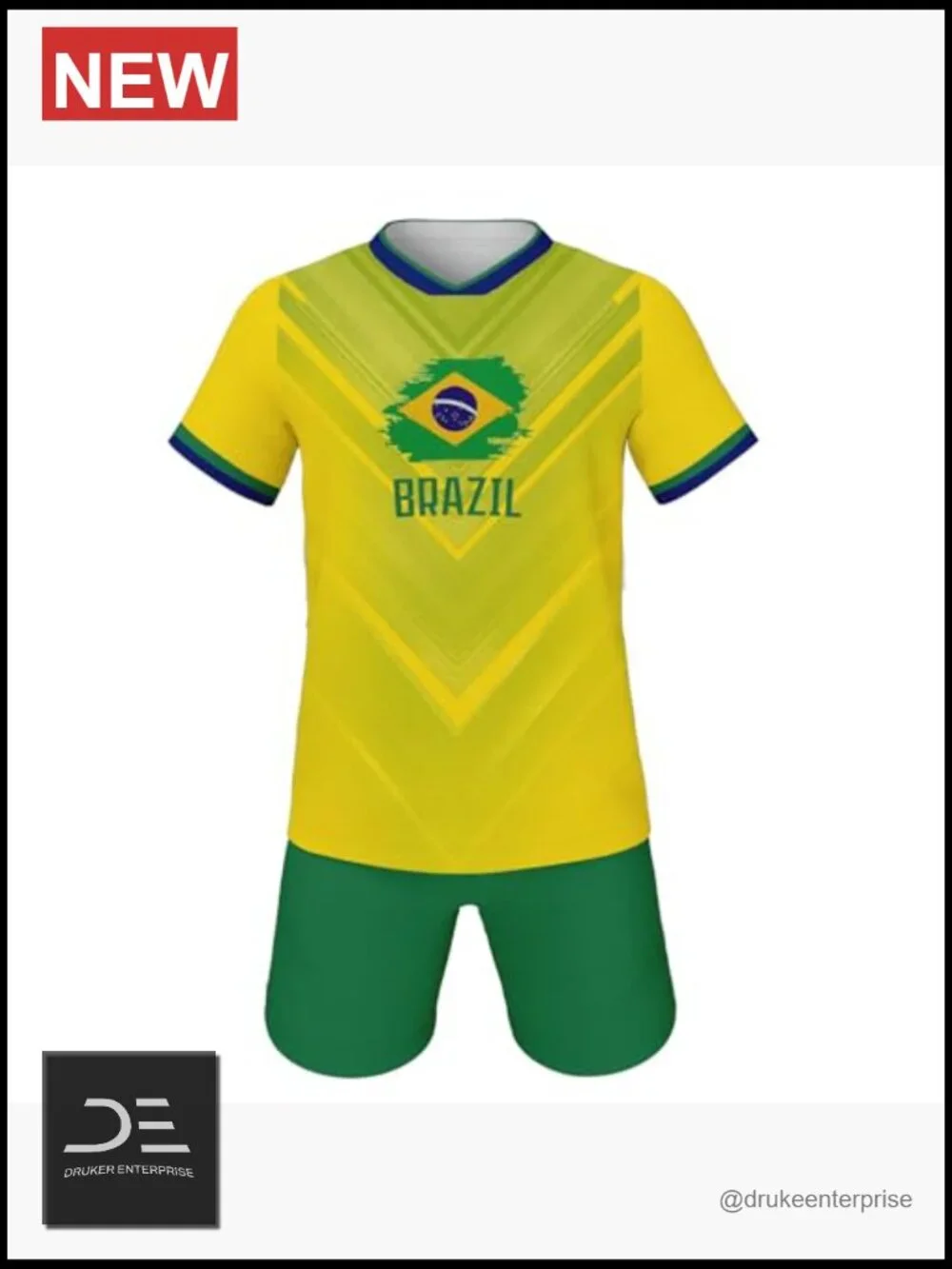 Kids Soccer Jersey & Shorts Set, 100% Polyester, Breathable, Quick-Dry, Youth